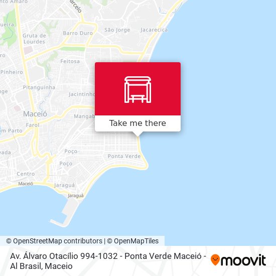 Av. Álvaro Otacílio 994-1032 - Ponta Verde Maceió - Al Brasil map