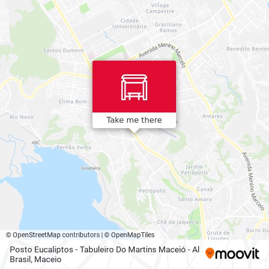 Mapa Posto Eucaliptos - Tabuleiro Do Martins Maceió - Al Brasil