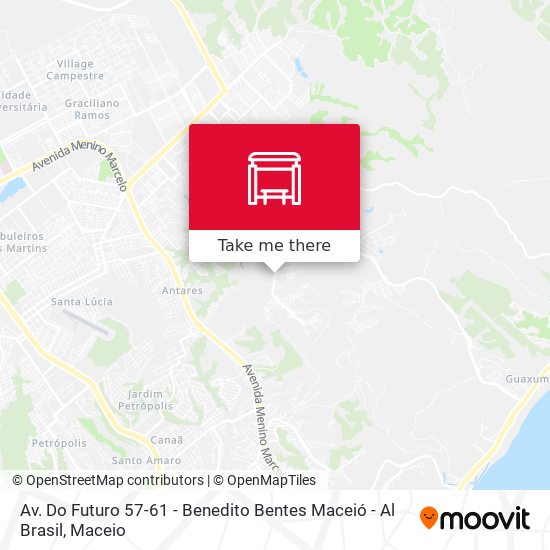 Av. Do Futuro 57-61 - Benedito Bentes Maceió - Al Brasil map