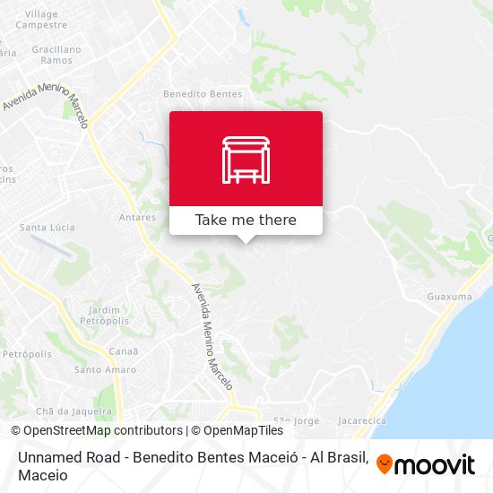 Unnamed Road - Benedito Bentes Maceió - Al Brasil map
