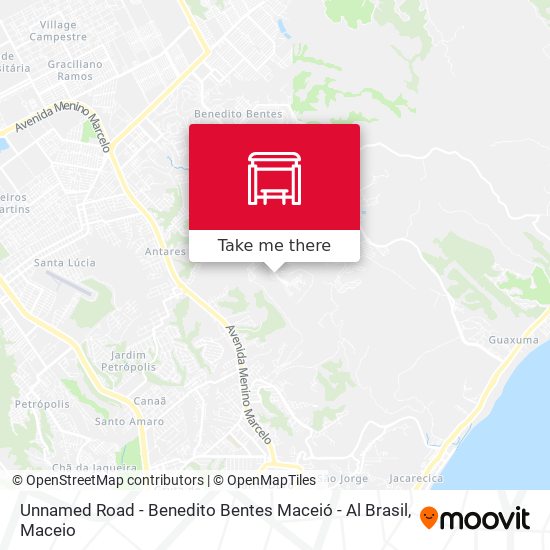 Unnamed Road - Benedito Bentes Maceió - Al Brasil map