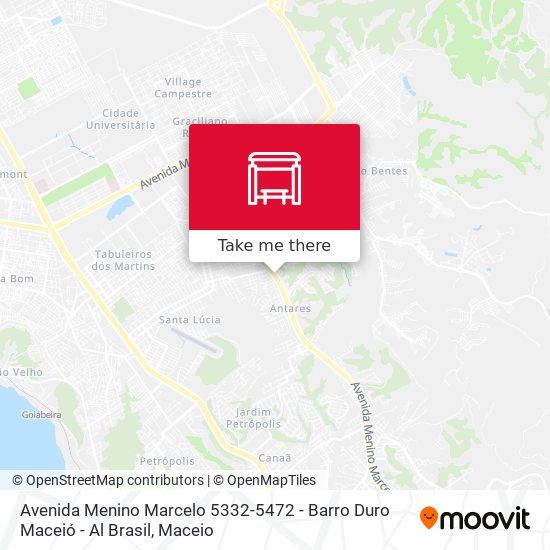 Avenida Menino Marcelo 5332-5472 - Barro Duro Maceió - Al Brasil map