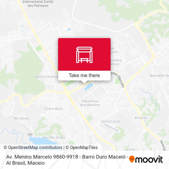 Av. Menino Marcelo 9860-9918 - Barro Duro Maceió - Al Brasil map
