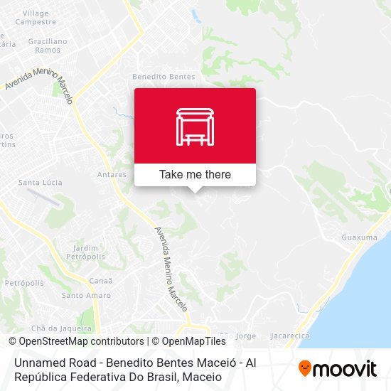 Unnamed Road - Benedito Bentes Maceió - Al República Federativa Do Brasil map