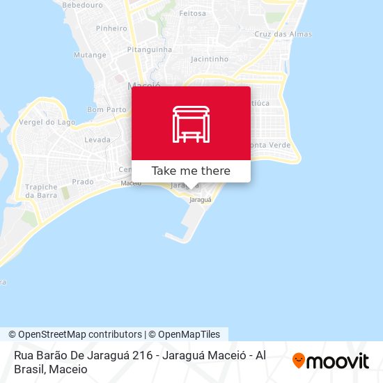 Mapa Rua Barão De Jaraguá 216 - Jaraguá Maceió - Al Brasil