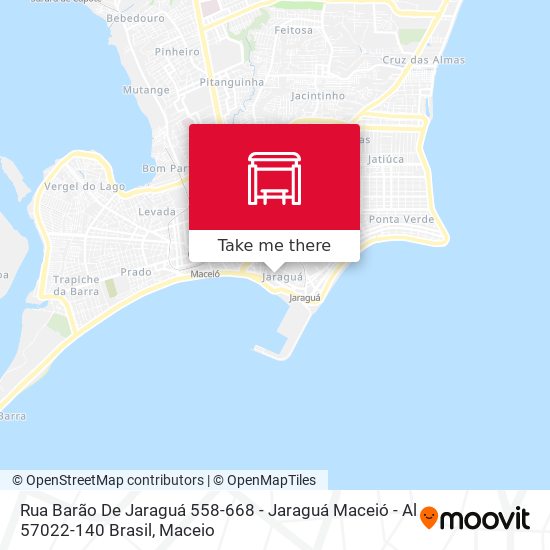 Mapa Rua Barão De Jaraguá 558-668 - Jaraguá Maceió - Al 57022-140 Brasil