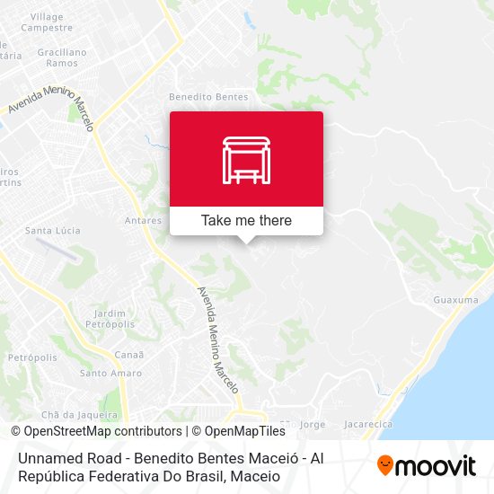 Unnamed Road - Benedito Bentes Maceió - Al República Federativa Do Brasil map