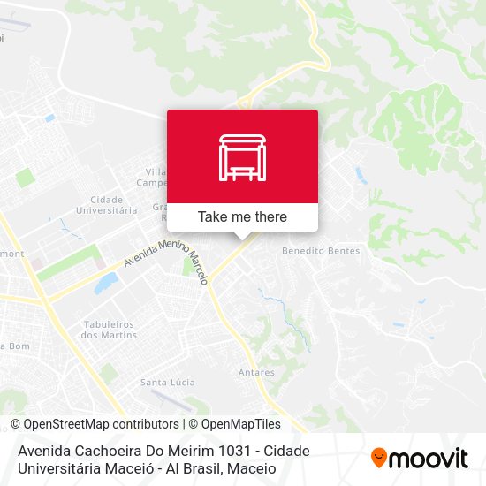 Avenida Cachoeira Do Meirim 1031 - Cidade Universitária Maceió - Al Brasil map