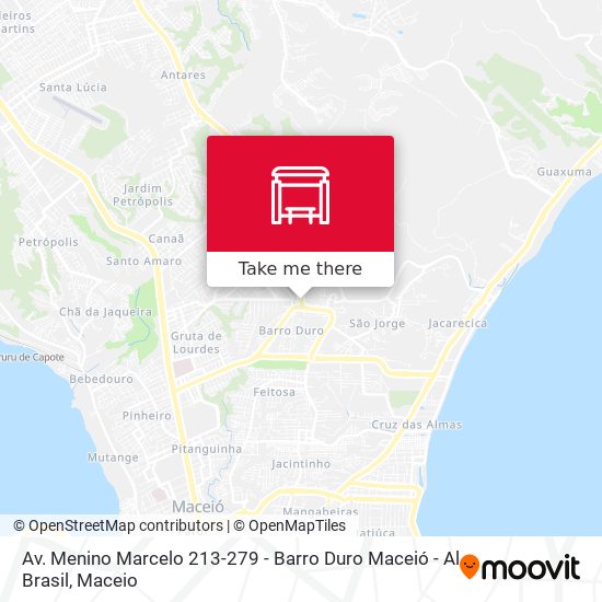 Av. Menino Marcelo 213-279 - Barro Duro Maceió - Al Brasil map