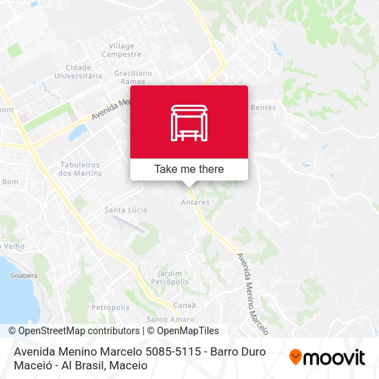 Avenida Menino Marcelo 5085-5115 - Barro Duro Maceió - Al Brasil map
