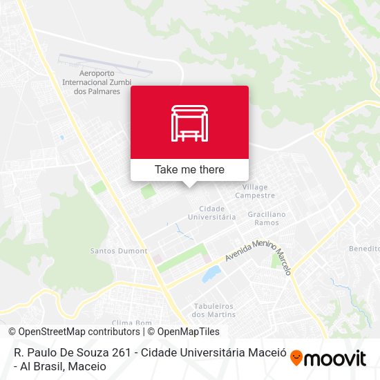 R. Paulo De Souza 261 - Cidade Universitária Maceió - Al Brasil map