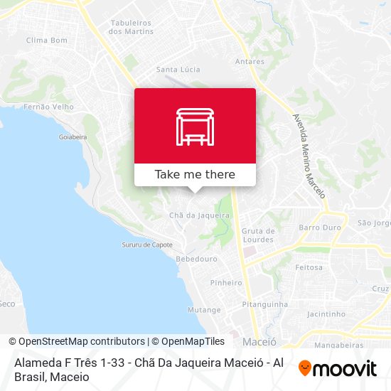 Alameda F Três 1-33 - Chã Da Jaqueira Maceió - Al Brasil map