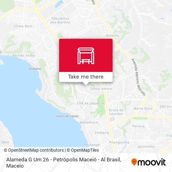 Alameda G Um 26 - Petrópolis Maceió - Al Brasil map