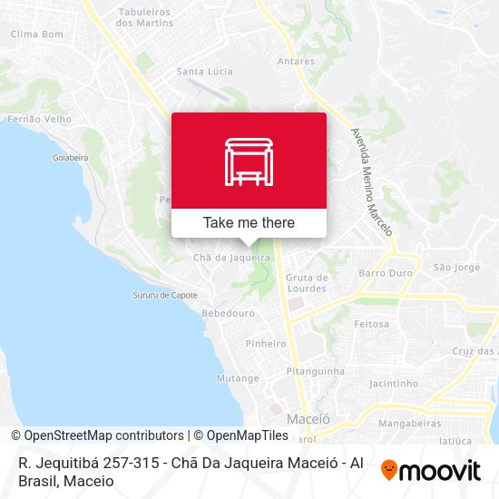 R. Jequitibá 257-315 - Chã Da Jaqueira Maceió - Al Brasil map