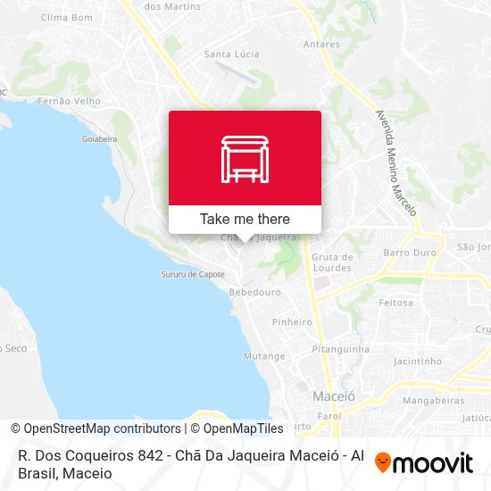 R. Dos Coqueiros 842 - Chã Da Jaqueira Maceió - Al Brasil map