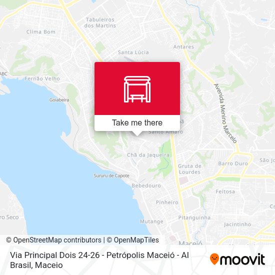Via Principal Dois 24-26 - Petrópolis Maceió - Al Brasil map