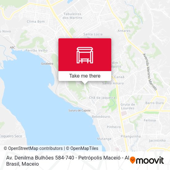 Av. Denilma Bulhões 584-740 - Petrópolis Maceió - Al Brasil map