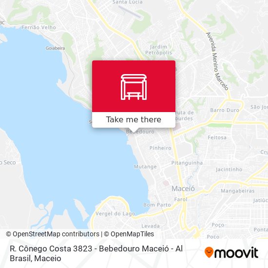 R. Cônego Costa 3823 - Bebedouro Maceió - Al Brasil map