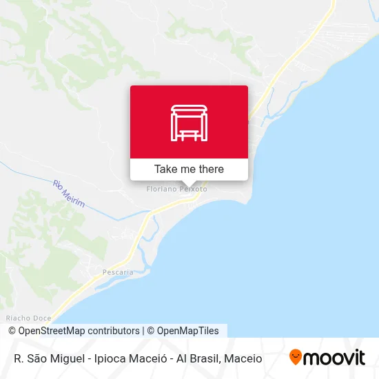 R. São Miguel - Ipioca Maceió - Al Brasil map