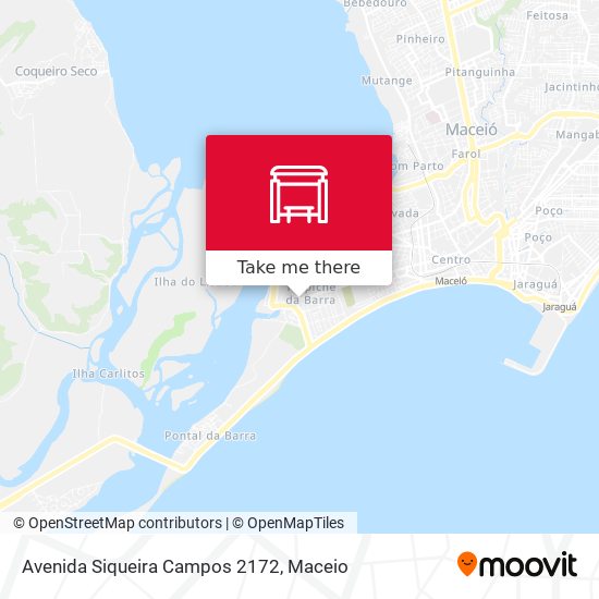 Mapa Avenida Siqueira Campos 2172