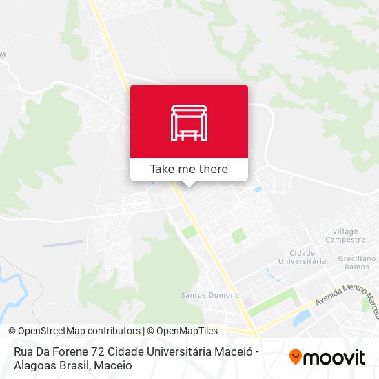 Rua Da Forene 72 Cidade Universitária Maceió - Alagoas Brasil map