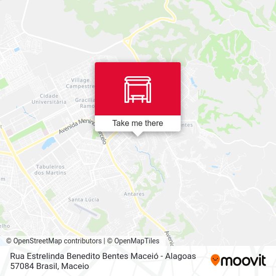 Rua Estrelinda Benedito Bentes Maceió - Alagoas 57084 Brasil map