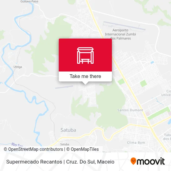 Supermecado Recantos | Cruz. Do Sul map
