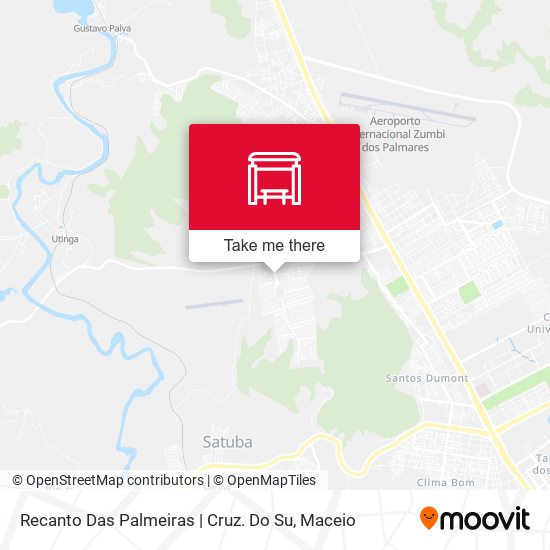 Recanto Das Palmeiras | Cruz. Do Su map