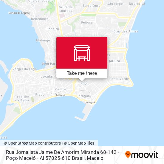 Mapa Rua Jornalista Jaime De Amorim Miranda 68-142 - Poço Maceió - Al 57025-610 Brasil