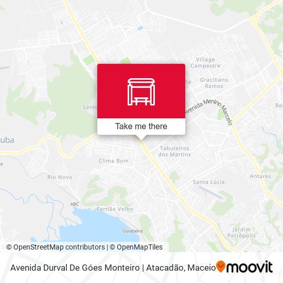 Avenida Durval De Góes Monteiro | Atacadão map