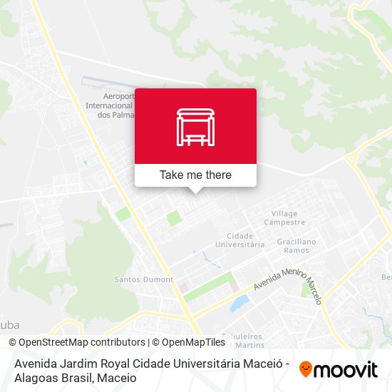 Avenida Jardim Royal Cidade Universitária Maceió - Alagoas Brasil map