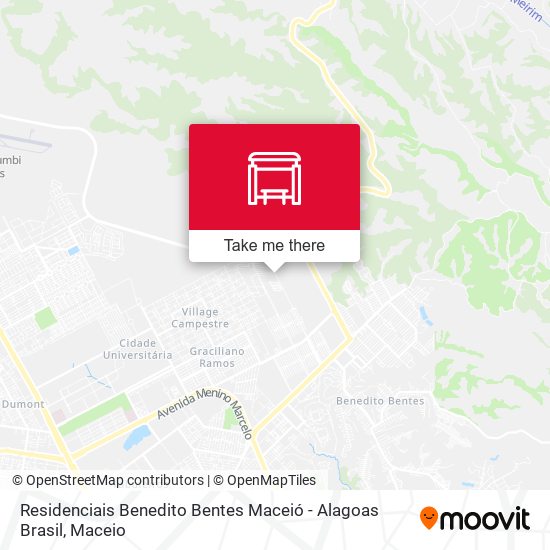 Residenciais Benedito Bentes Maceió - Alagoas Brasil map