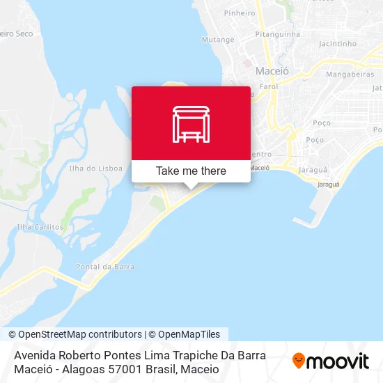 Avenida Roberto Pontes Lima Trapiche Da Barra Maceió - Alagoas 57001 Brasil map