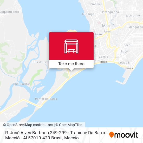 Mapa R. José Alves Barbosa 249-299 - Trapiche Da Barra Maceió - Al 57010-420 Brasil