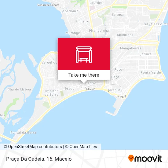 Praça Da Cadeia, 16 map