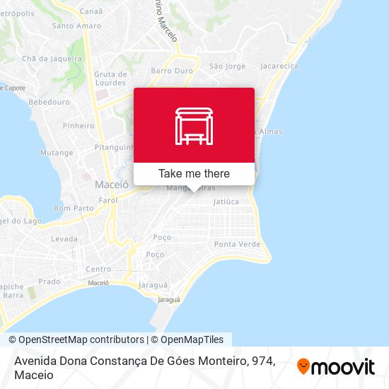 Mapa Avenida Dona Constança De Góes Monteiro, 974