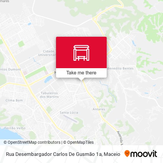 Mapa Rua Desembargador Carlos De Gusmão 1a