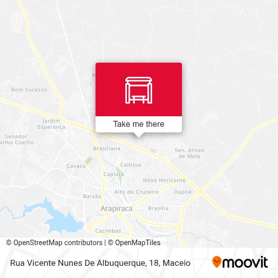 Rua Vicente Nunes De Albuquerque, 18 map