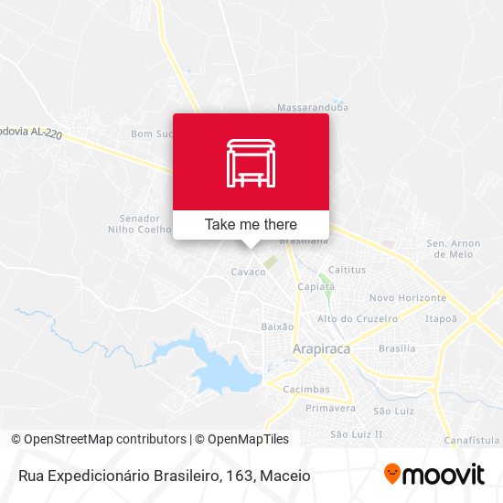 Rua Expedicionário Brasileiro, 163 map