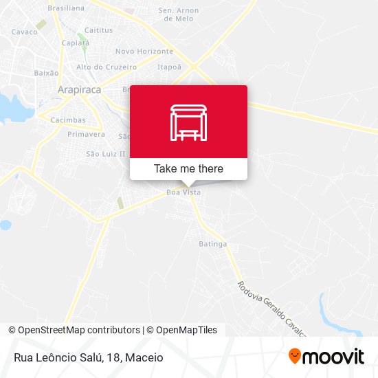 Rua Leôncio Salú, 18 map