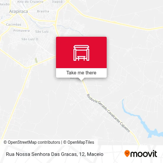 Rua Nossa Senhora Das Gracas, 12 map