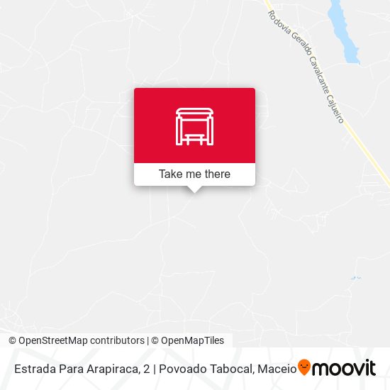 Estrada Para Arapiraca, 2 | Povoado Tabocal map