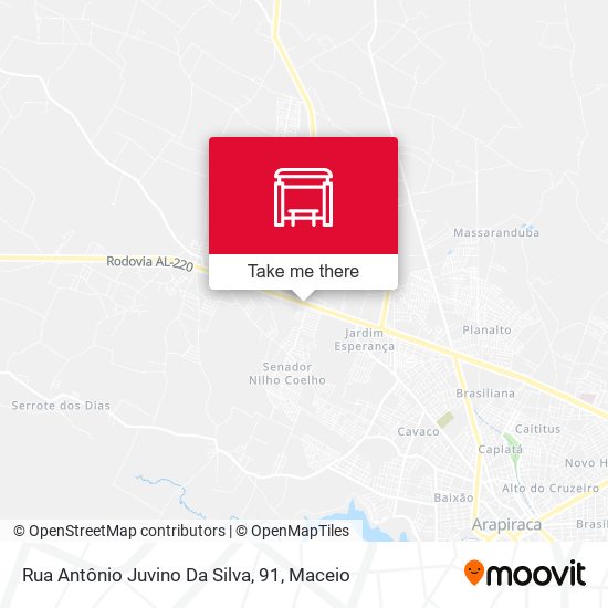 Rua Antônio Juvino Da Silva, 91 map
