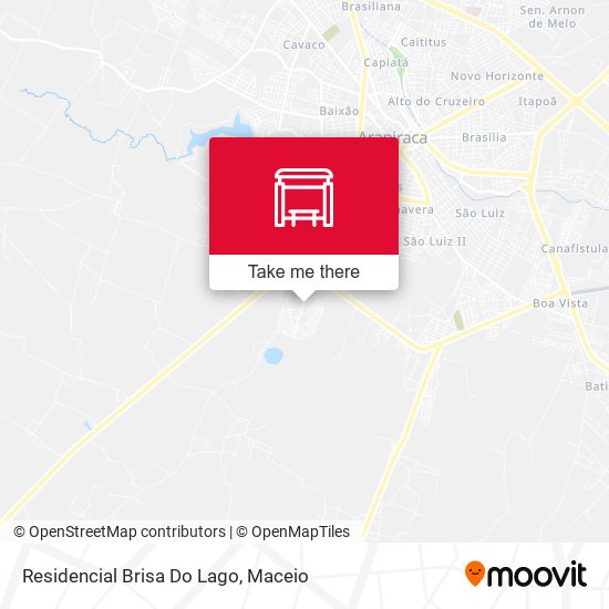 Residencial Brisa Do Lago map