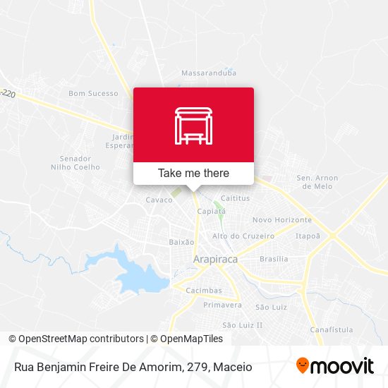 Rua Benjamin Freire De Amorim, 279 map