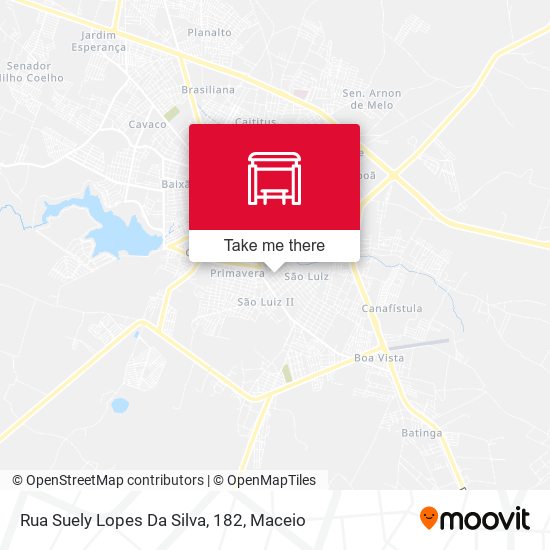 Rua Suely Lopes Da Silva, 182 map