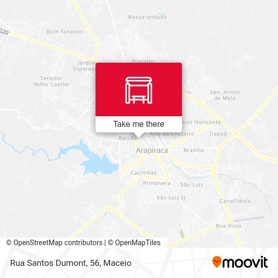 Rua Santos Dumont, 56 map
