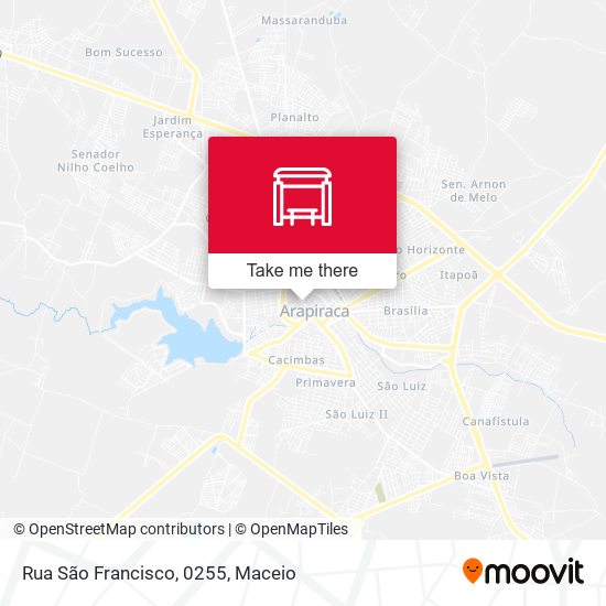 Rua São Francisco, 0255 map