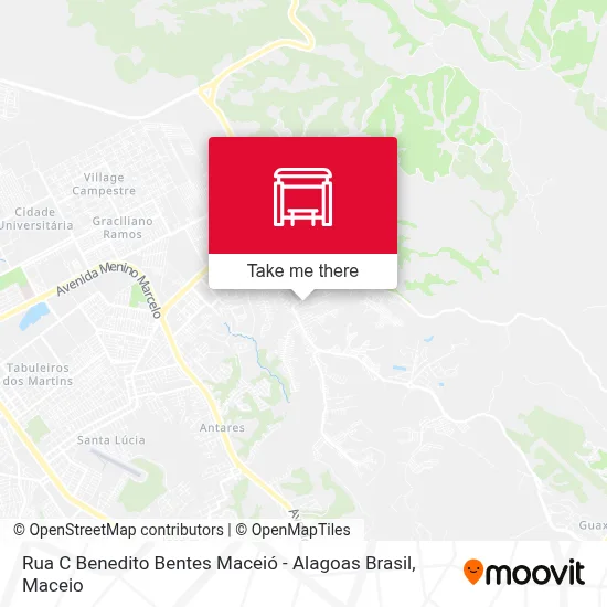 Rua C Benedito Bentes Maceió - Alagoas Brasil map