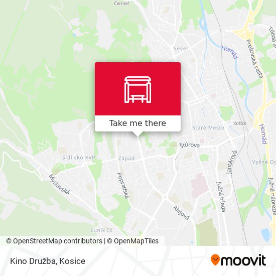 Kino Družba map